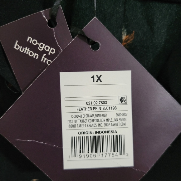 Ava & Viv no gap button down NWT, size 1x - Picture 2 of 4